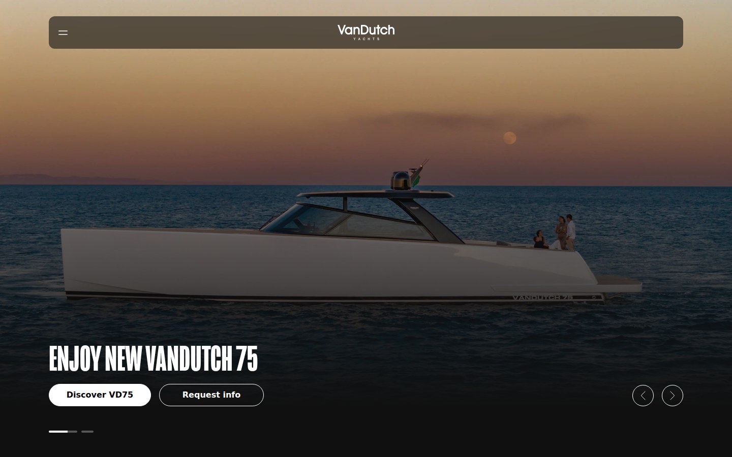 VanDutch website preview