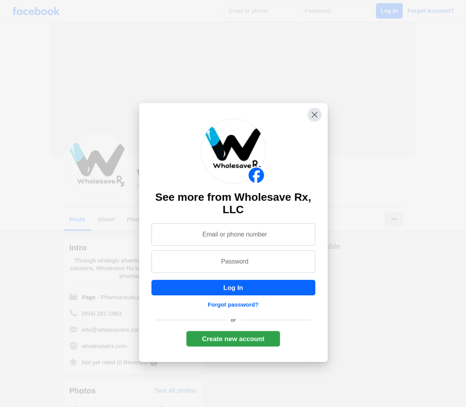Wholesave RX